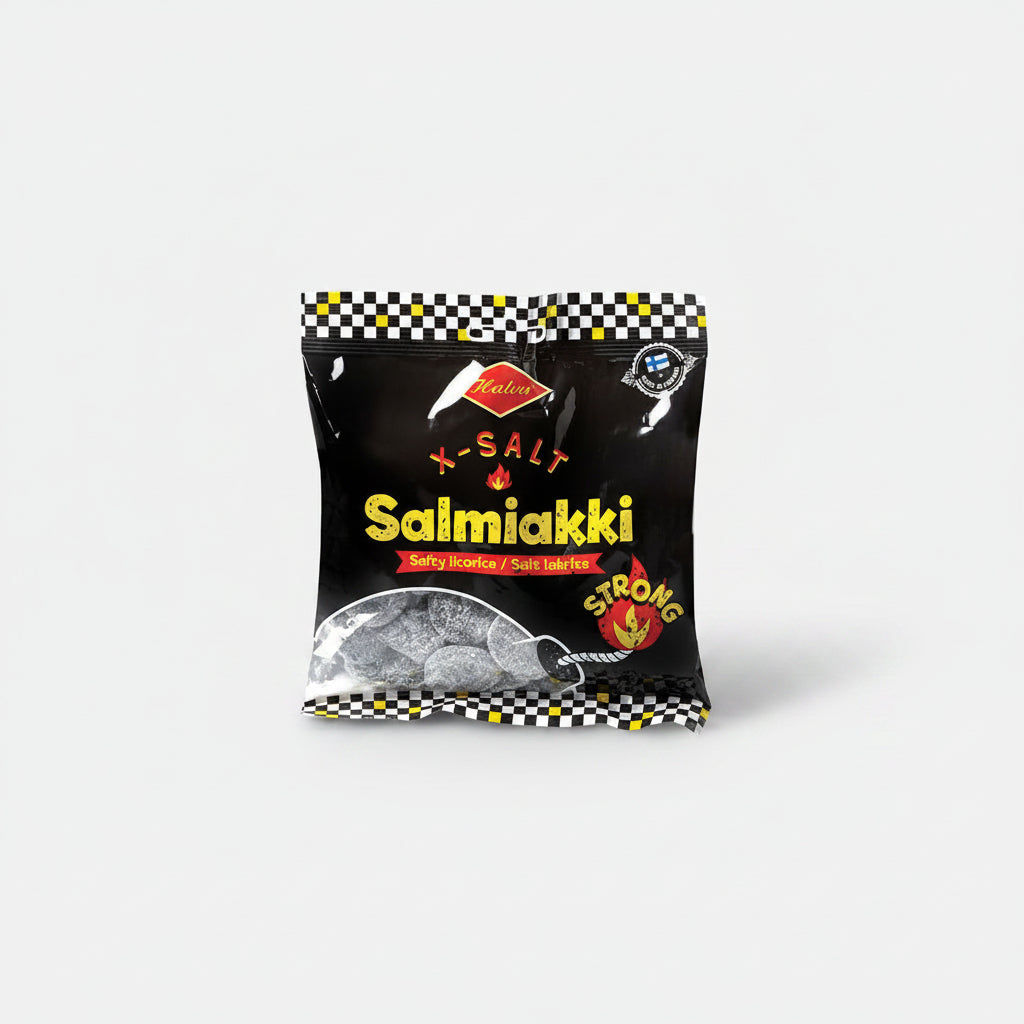 Halva Salmiakki X-salt 120g – Scandinavian Sweets