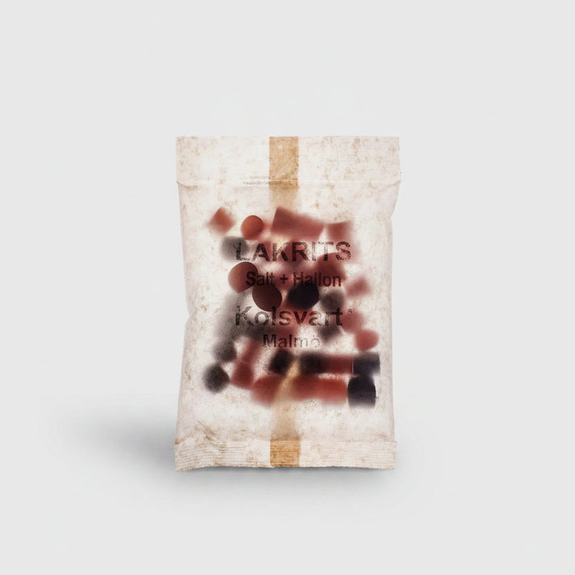 Kolsvart Salt + Hallon 120g – Scandinavian Sweets