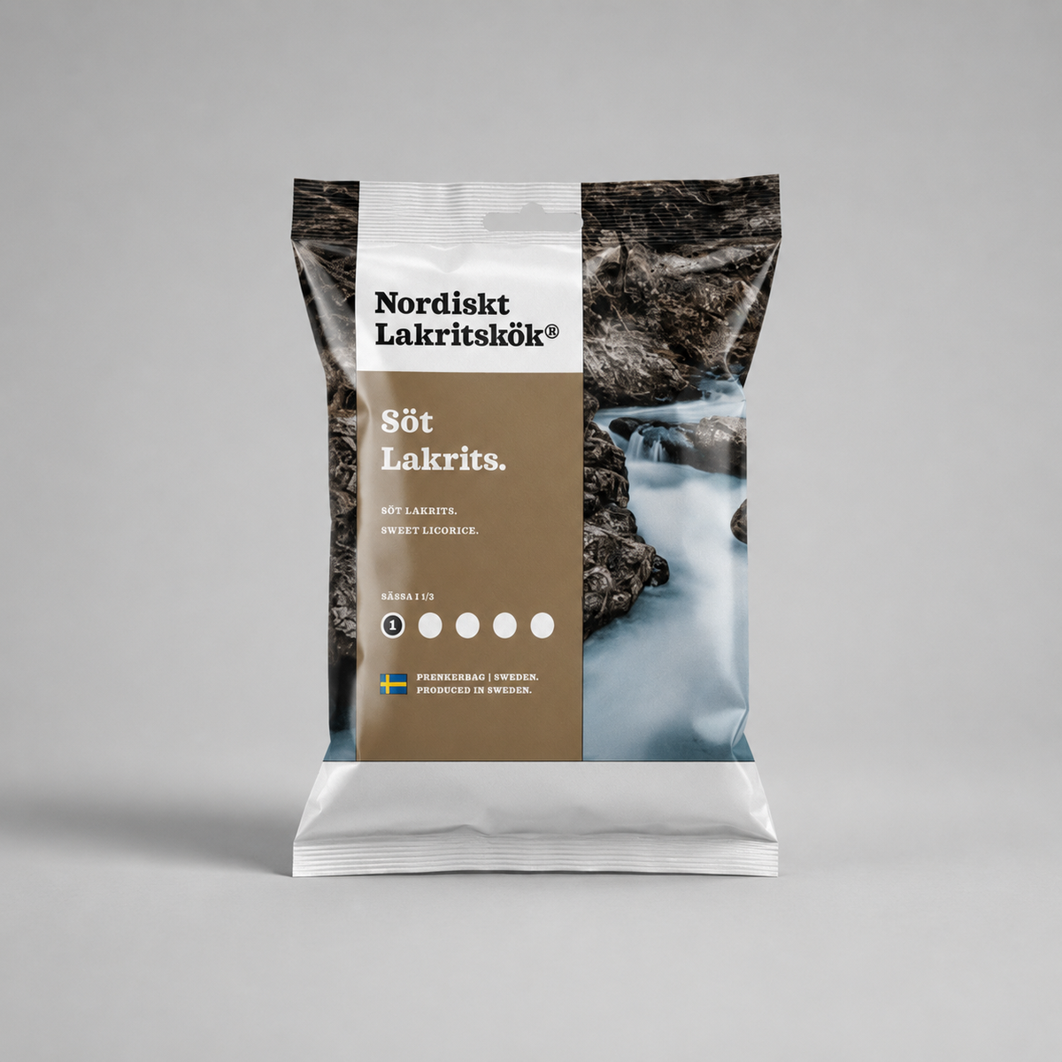 Nordiskt Lakritskök Söt Lakrits 120g – Scandinavian Sweets