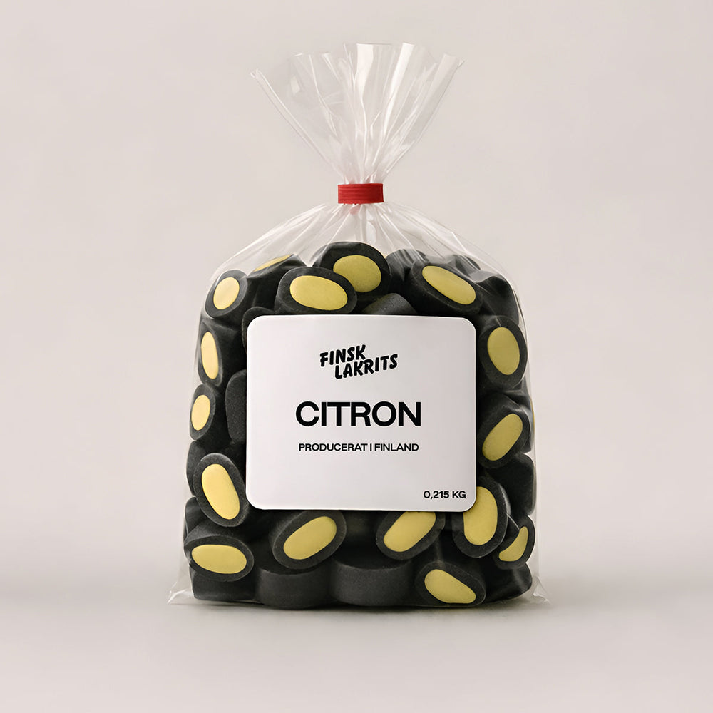 Citron 215g – Finsk Lakrits