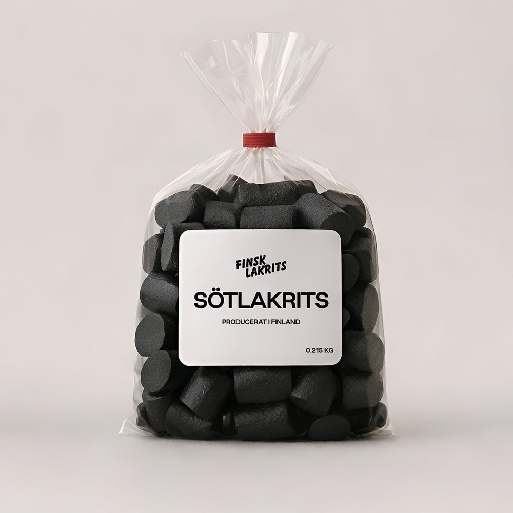 Sötlakrits 215g – Finsk Lakrits