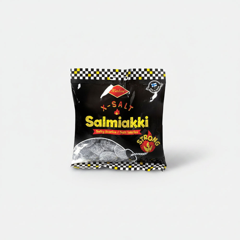 Halva Salmiakki X-salt 120g – Scandinavian Sweets