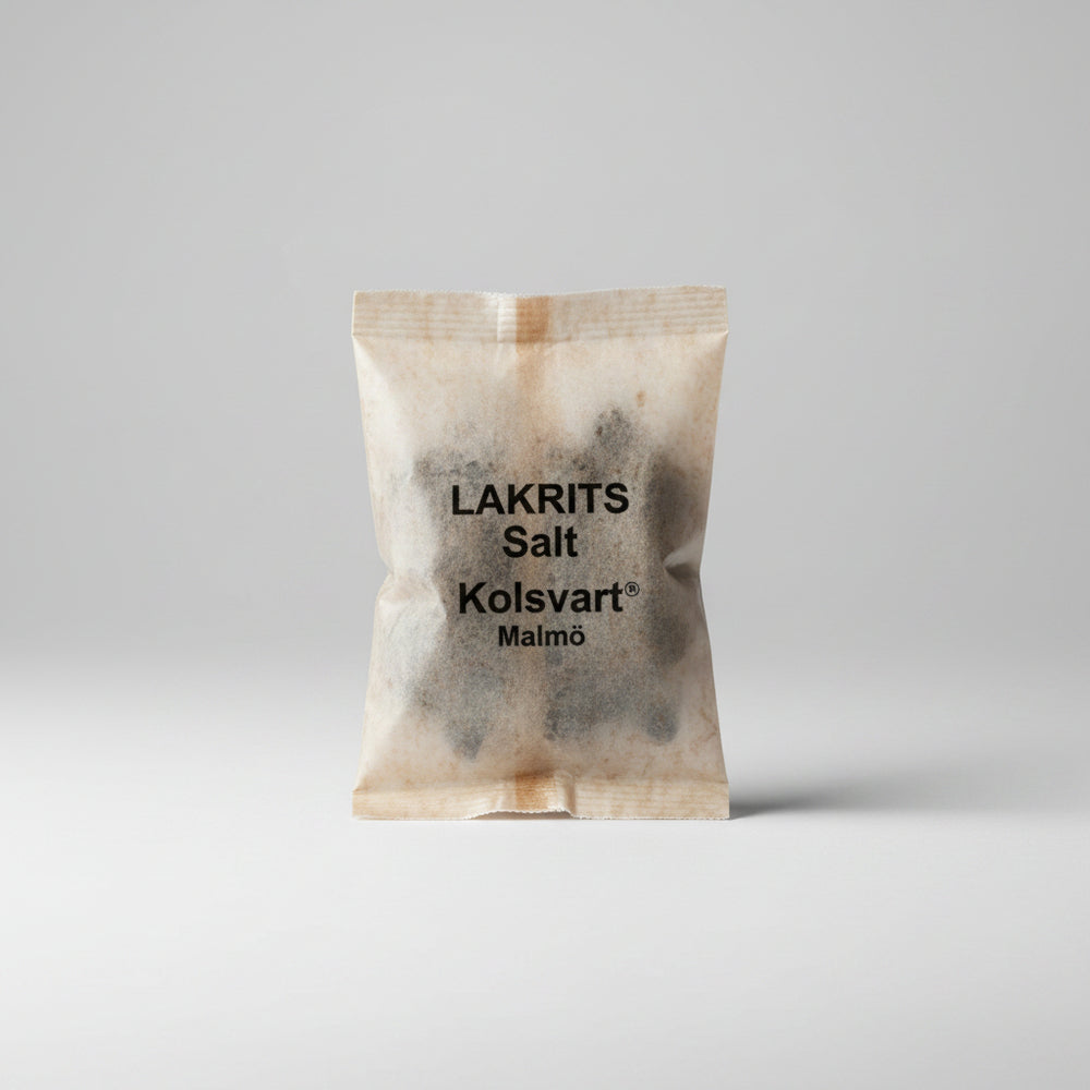 Kolsvart Salt 120g – Scandinavian Sweets